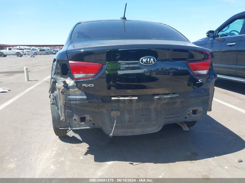 2018 Kia Rio S VIN: 3KPA24ABXJE066008 Lot: 39591370