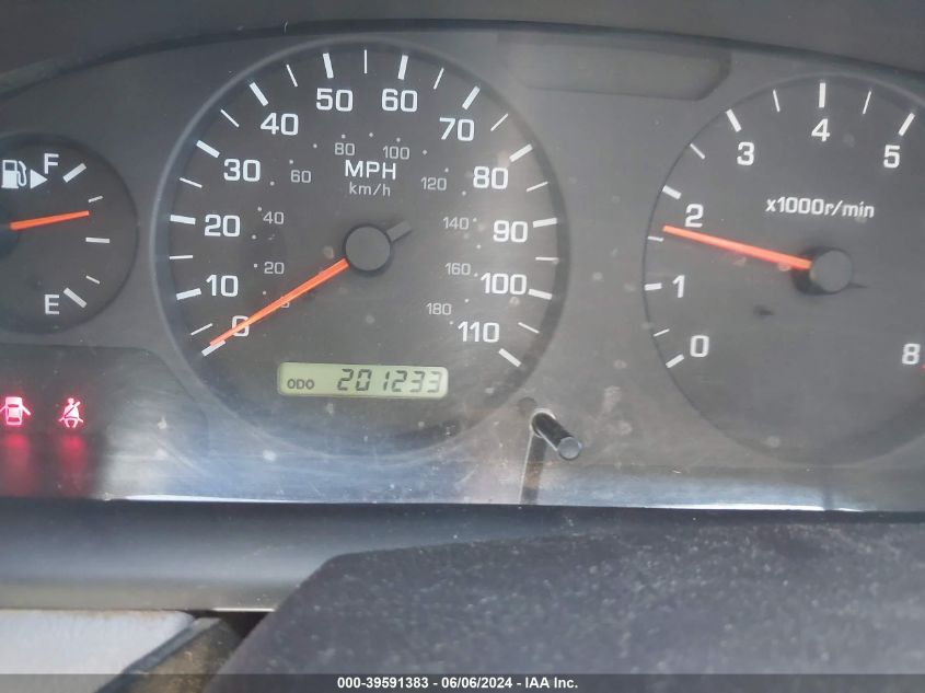 2001 Nissan Xterra Xe-V6 VIN: 5N1ED28T21C577967 Lot: 39591383