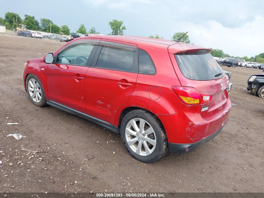 2014 Mitsubishi Outlander Sport Es VIN: 4A4AR3AU4EE030375 Lot: 39591393