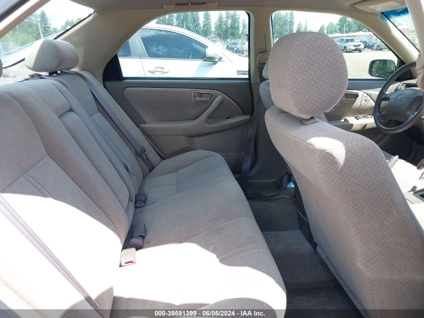 2000 Toyota Camry Le VIN: JT2BG22KXY0430024 Lot: 39591399