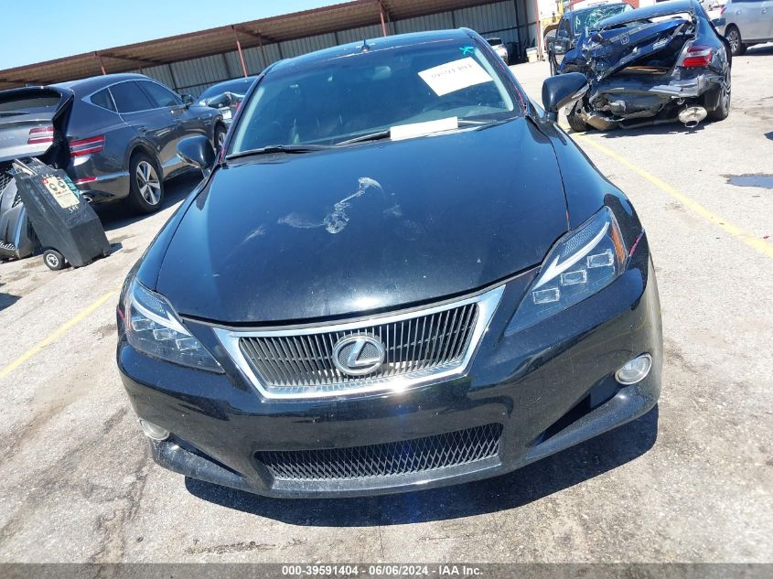 2014 Lexus Is 250C VIN: JTHFF2C27E2530154 Lot: 39591404