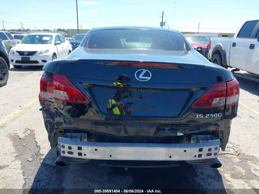 2014 Lexus Is 250C VIN: JTHFF2C27E2530154 Lot: 39591404