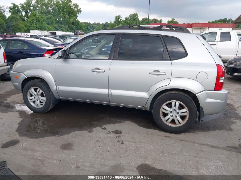 2007 Hyundai Tucson Limited/Se VIN: KM8JN12D77U525499 Lot: 39591410