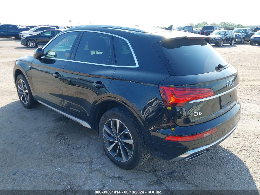 2022 Audi Q5 Premium Plus 45 Tfsi S Line Quattro S Tronic VIN: WA1EAAFY3N2078882 Lot: 39591414