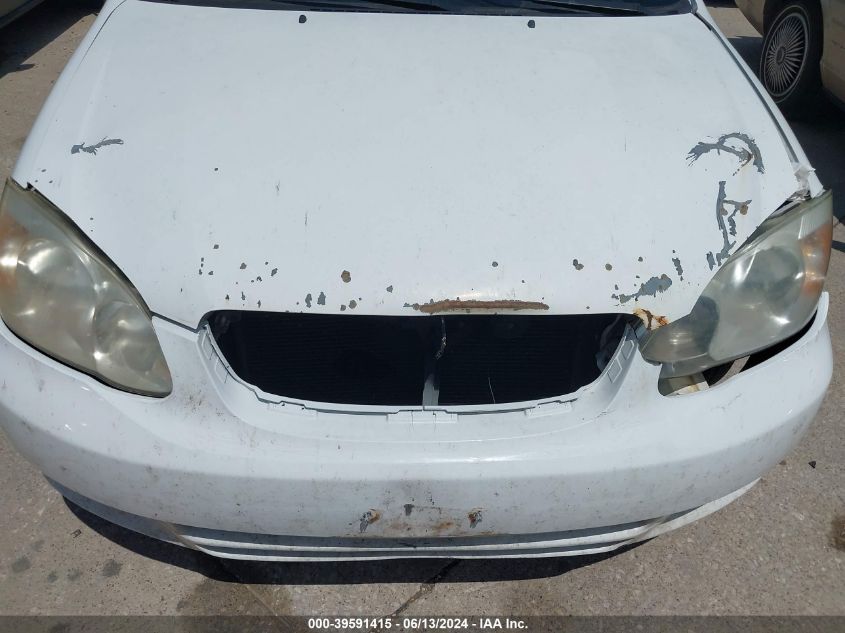 2004 Toyota Corolla Le VIN: 1NXBR32E34Z277387 Lot: 39591415