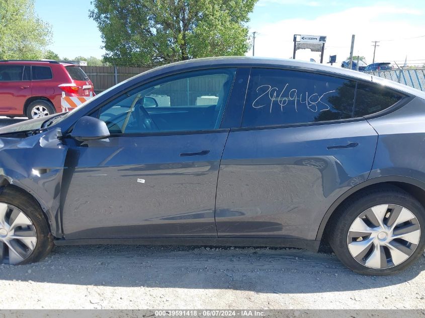 2023 Tesla Model Y Awd/Long Range Dual Motor All-Wheel Drive VIN: 7SAYGDEE6PA041805 Lot: 39591418