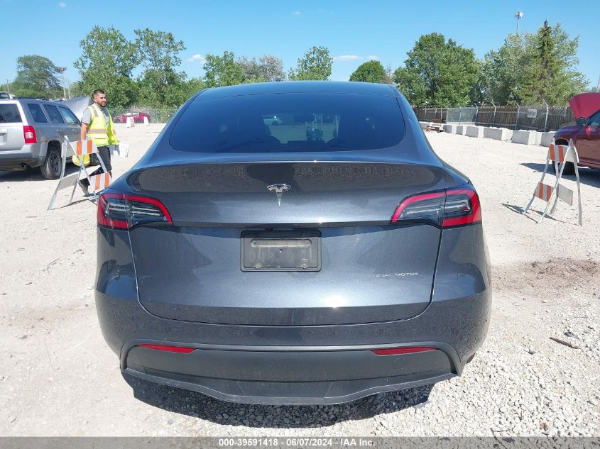 2023 Tesla Model Y Awd/Long Range Dual Motor All-Wheel Drive VIN: 7SAYGDEE6PA041805 Lot: 39591418