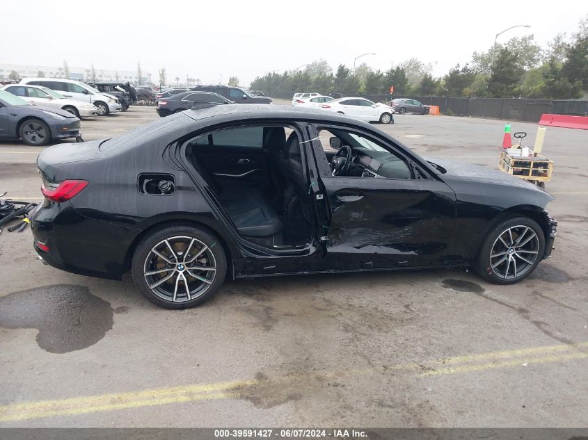 2022 BMW 330I VIN: 3MW5R1J07N8C47946 Lot: 39591427