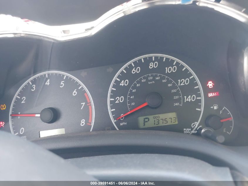 2009 Toyota Corolla VIN: 1NXBU40E29Z058726 Lot: 39591451