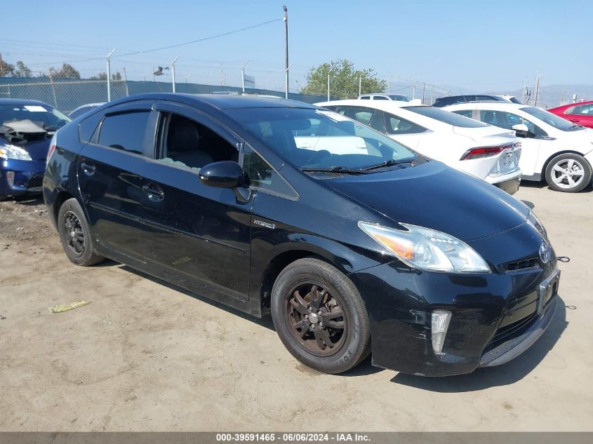 2013 Toyota Prius Four VIN: JTDKN3DUXD5651962 Lot: 39591465