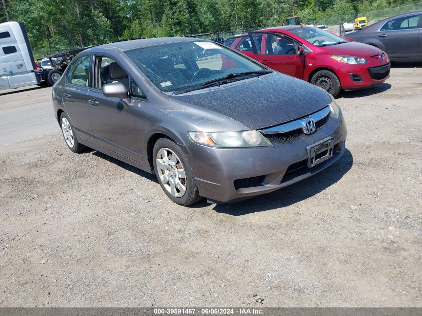 2009 Honda Civic Lx VIN: 2HGFA15569H518500 Lot: 39591467