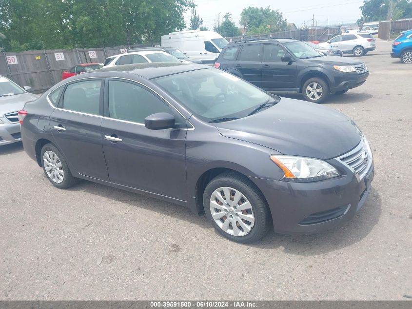 2014 Nissan Sentra Sv VIN: 3N1AB7AP5EL613117 Lot: 39591500