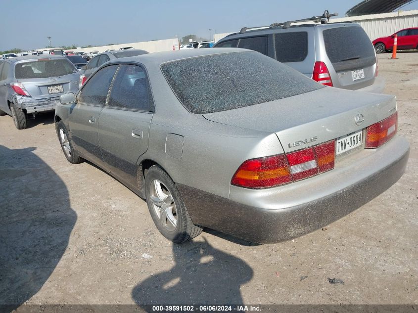 1997 Lexus Es 300 VIN: JT8BF22G1V5003415 Lot: 39591502