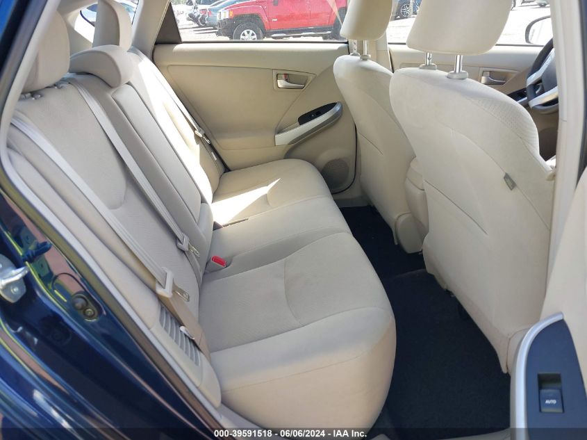 2014 Toyota Prius Three VIN: JTDKN3DU8E1750904 Lot: 39591518