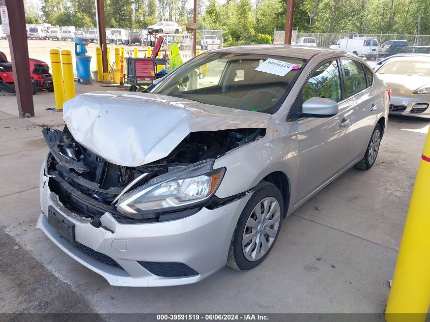 2017 Nissan Sentra Sv VIN: 3N1AB7AP0HY358027 Lot: 39591519