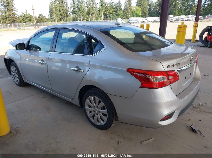 2017 Nissan Sentra Sv VIN: 3N1AB7AP0HY358027 Lot: 39591519