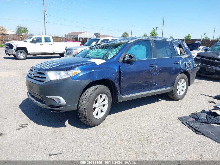 5TDBK3EH1DS239773 2013 Toyota Highlander Base Plus V6