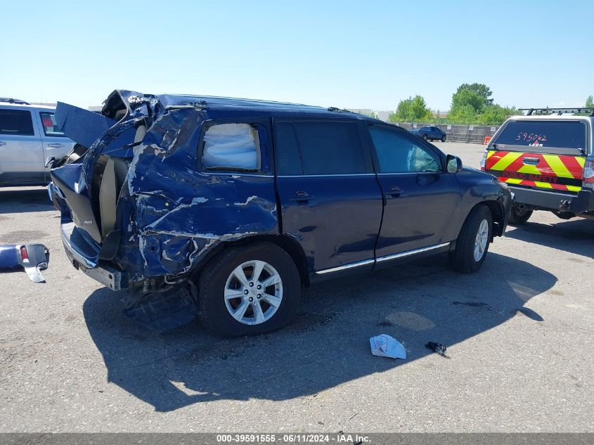 5TDBK3EH1DS239773 2013 Toyota Highlander Base Plus V6