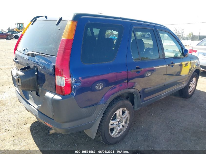 2002 Honda Cr-V Ex VIN: JHLRD78892C067957 Lot: 39591567