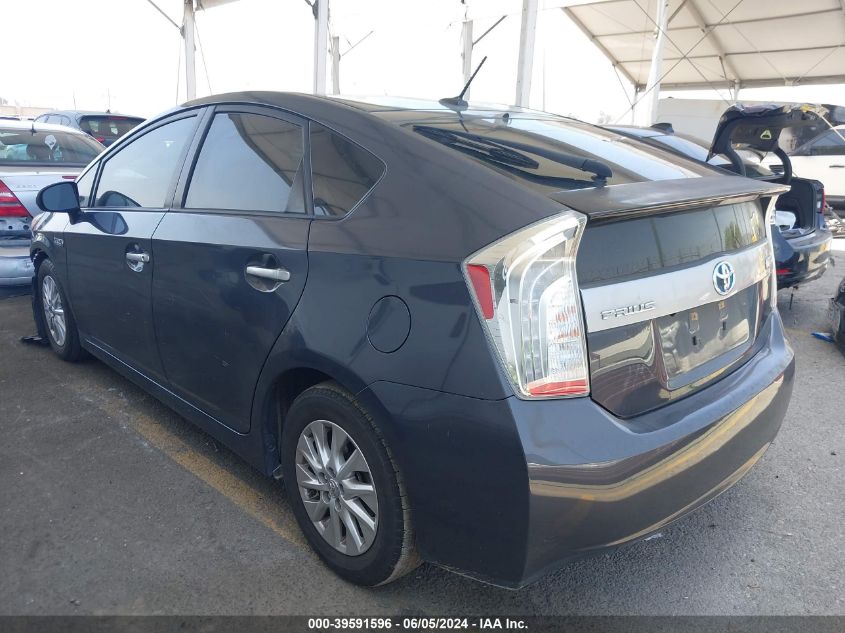 2014 Toyota Prius Plug-In VIN: JTDKN3DP2E3054912 Lot: 39591596