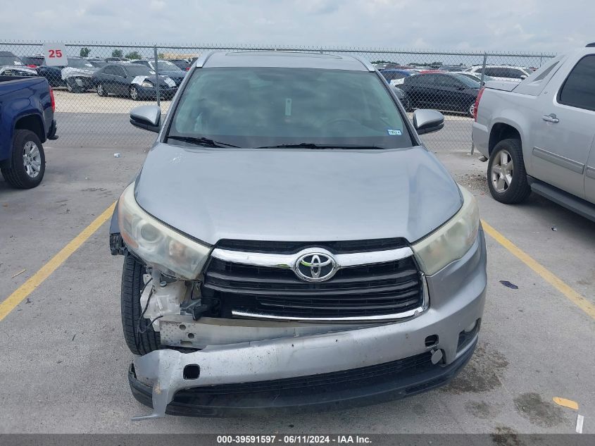 2016 Toyota Highlander Xle V6 VIN: 5TDKKRFH2GS505548 Lot: 39591597