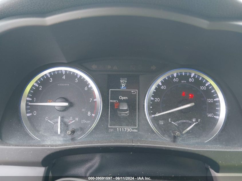 2016 Toyota Highlander Xle V6 VIN: 5TDKKRFH2GS505548 Lot: 39591597