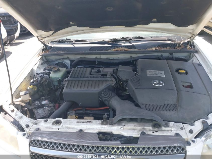 2007 Toyota Highlander Hybrid Limited V6 VIN: JTEDW21A370022583 Lot: 39591608