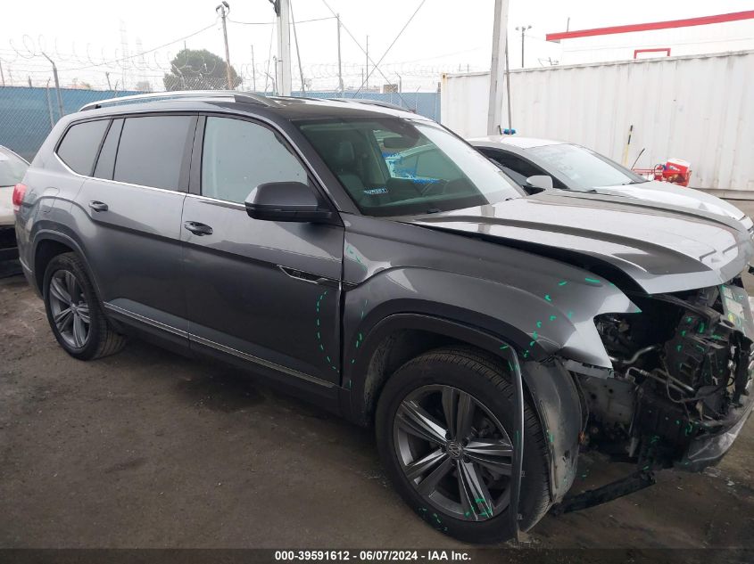 2019 Volkswagen Atlas 3.6L V6 Se W/Technology R-Line VIN: 1V2XR2CA9KC523165 Lot: 39591612