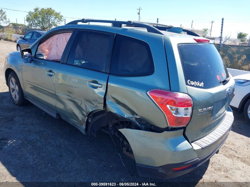 2016 Subaru Forester 2.5I Premium VIN: JF2SJAFC7GH482153 Lot: 39591623