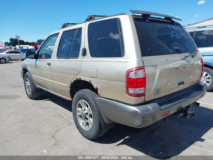 2001 Nissan Pathfinder Se VIN: JN8DR07Y41W530400 Lot: 39591677