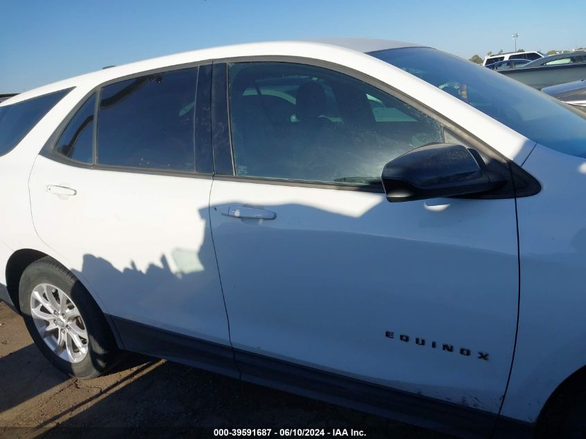 2018 Chevrolet Equinox Ls VIN: 3GNAXHEV1JS501225 Lot: 39591687