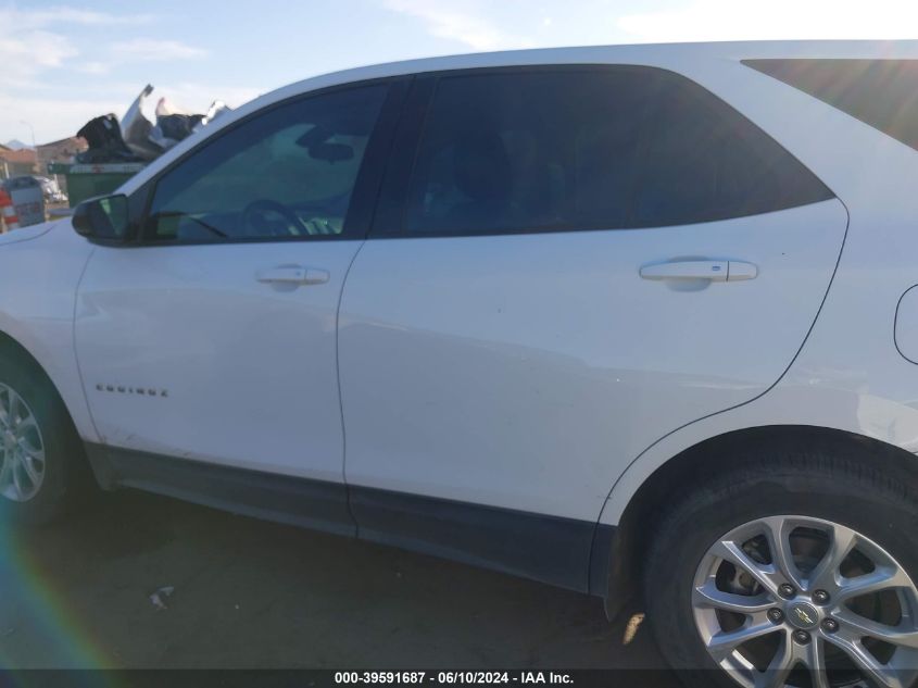 2018 Chevrolet Equinox Ls VIN: 3GNAXHEV1JS501225 Lot: 39591687