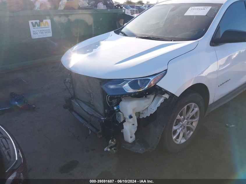 2018 Chevrolet Equinox Ls VIN: 3GNAXHEV1JS501225 Lot: 39591687