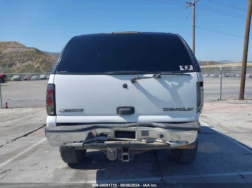 2003 Chevrolet Tahoe C1500 VIN: 1GNEC13T13R169895 Lot: 39591710