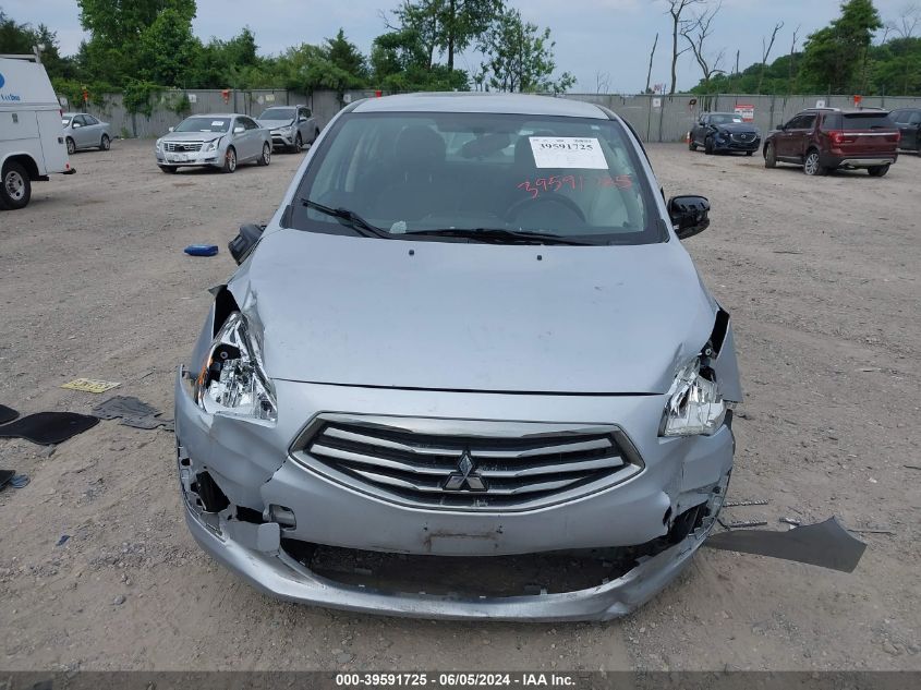 2019 Mitsubishi Mirage G4 Es VIN: ML32F3FJ2KHF14435 Lot: 39591725