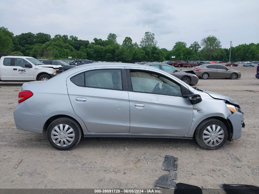 2019 Mitsubishi Mirage G4 Es VIN: ML32F3FJ2KHF14435 Lot: 39591725