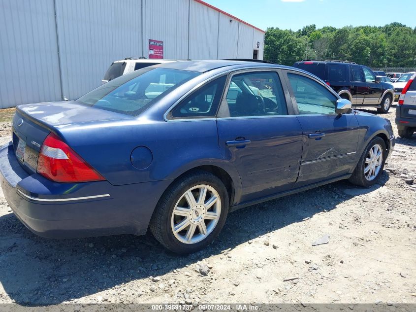 2005 Ford Five Hundred Limited VIN: 1FAHP25105G193007 Lot: 39591737