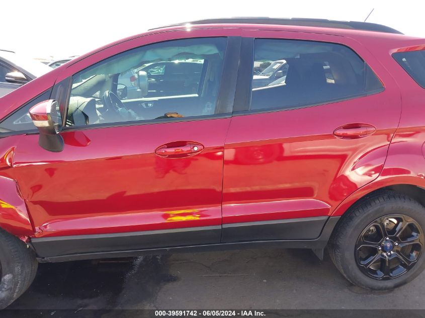 2018 Ford Ecosport Se VIN: MAJ3P1CE2JC167777 Lot: 39591742