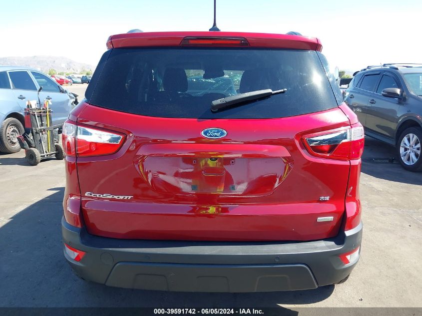 2018 Ford Ecosport Se VIN: MAJ3P1CE2JC167777 Lot: 39591742