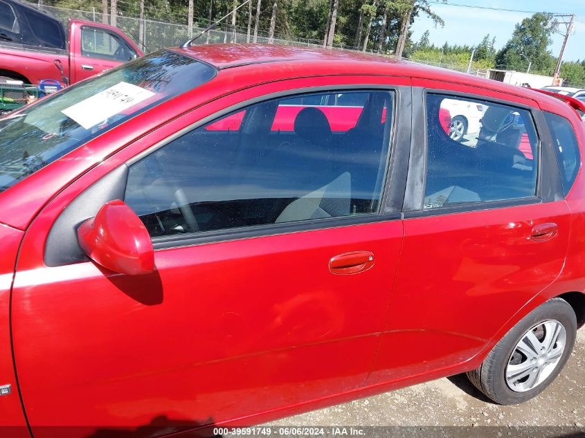 2007 Chevrolet Aveo 5 Ls VIN: KL1TD66677B700605 Lot: 39591749