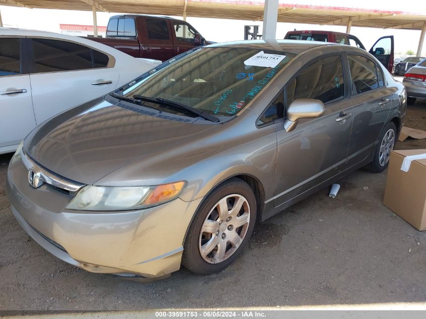 2007 Honda Civic Lx VIN: 1HGFA16547L134603 Lot: 39591753