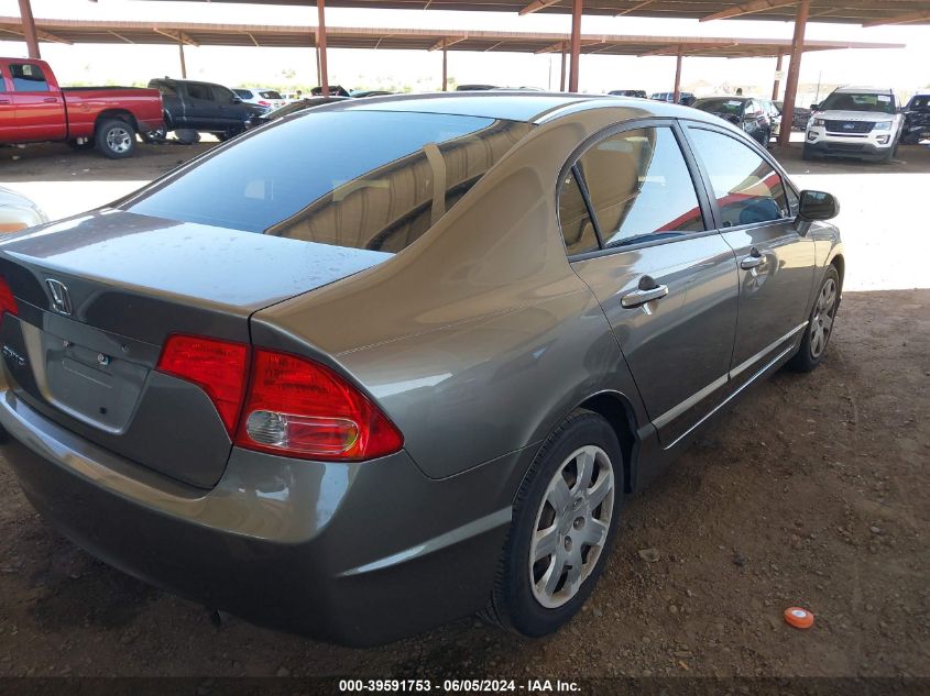 2007 Honda Civic Lx VIN: 1HGFA16547L134603 Lot: 39591753