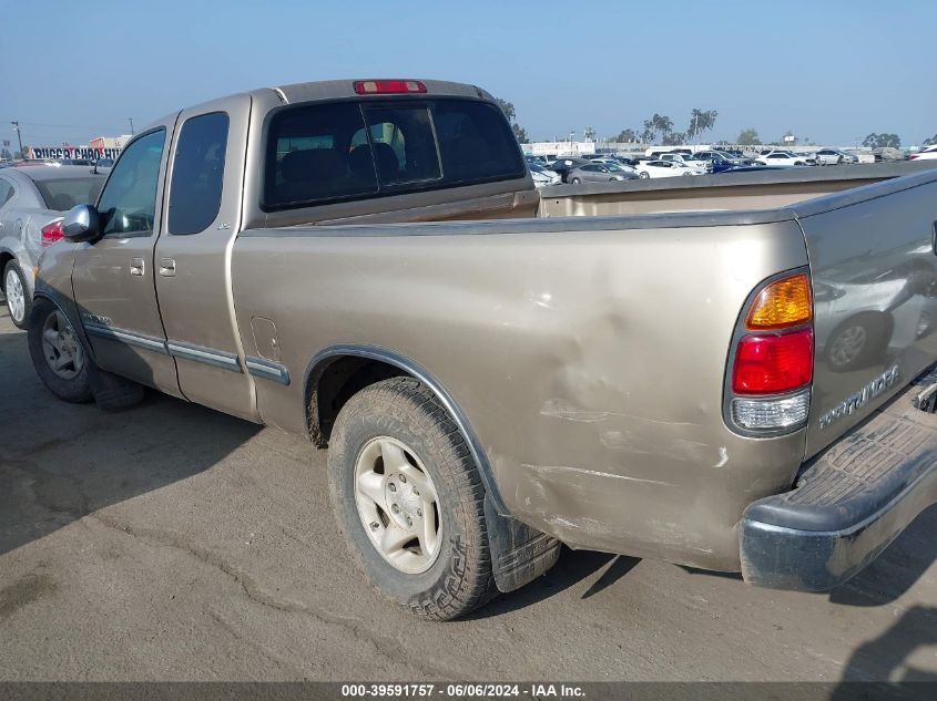 2002 Toyota Tundra Sr5 V8 VIN: 5TBBT44172S290983 Lot: 39591757