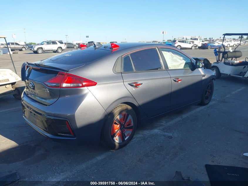 2018 Hyundai Ioniq Hybrid Blue VIN: KMHC65LC8JU064601 Lot: 39591758