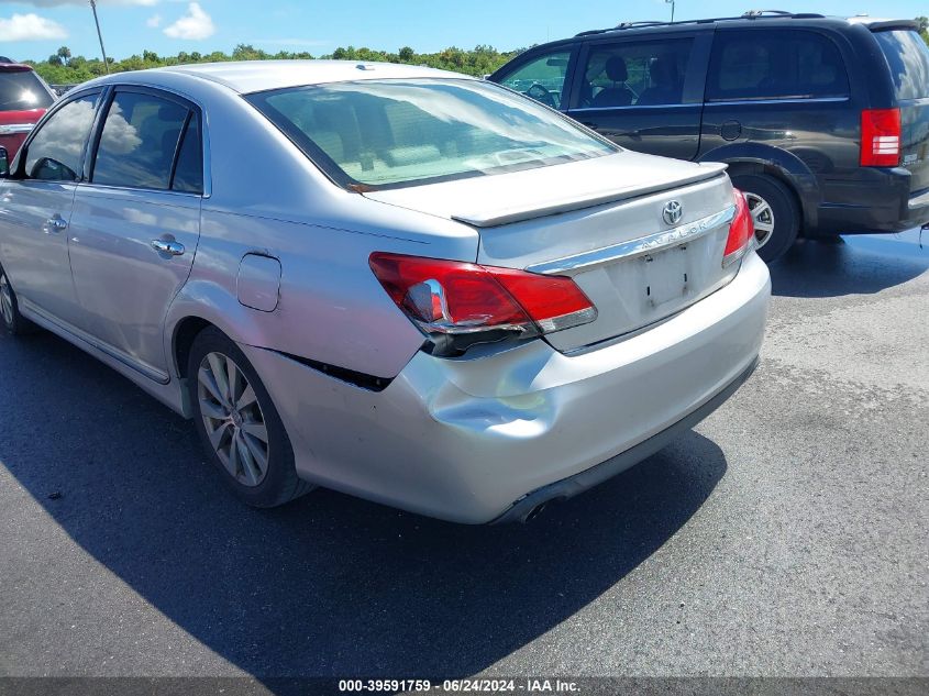 2011 Toyota Avalon Limited VIN: 4T1BK3DB6BU406517 Lot: 39591759