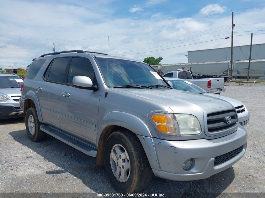 2002 Toyota Sequoia Limited VIN: 5TDBT48A92S066065 Lot: 39591760