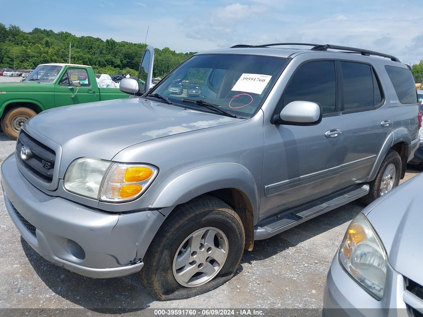 2002 Toyota Sequoia Limited VIN: 5TDBT48A92S066065 Lot: 39591760