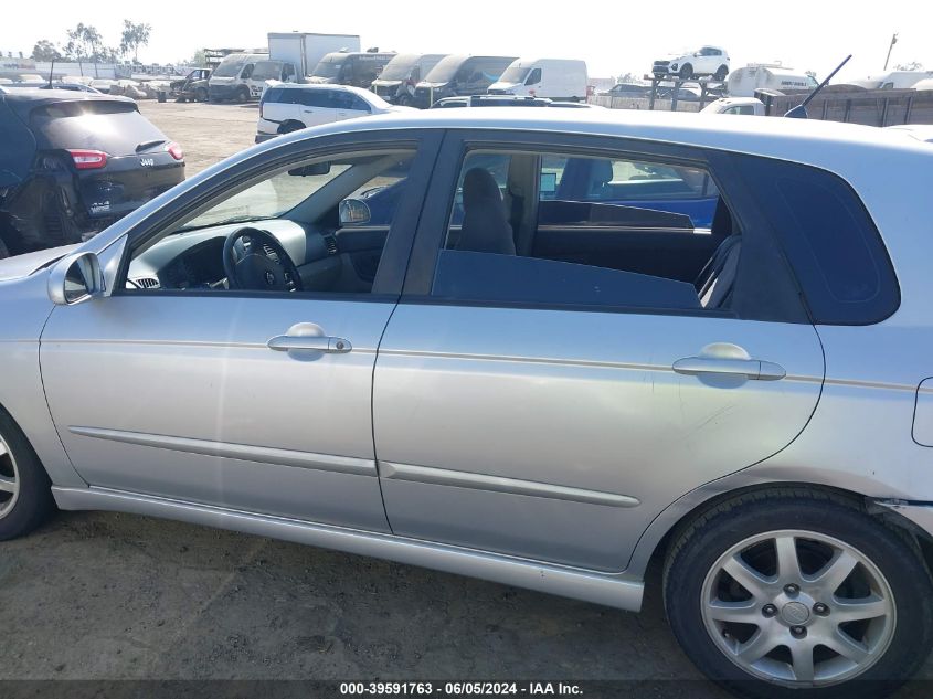 2006 Kia Spectra5 VIN: KNAFE162265321783 Lot: 39591763