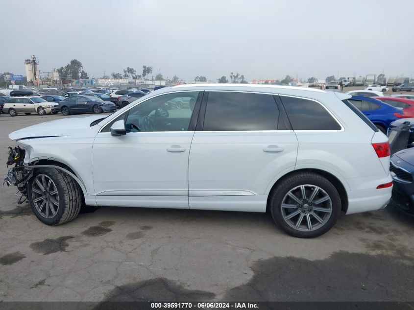 2017 Audi Q7 3.0T Premium VIN: WA1LAAF76HD031286 Lot: 39591770