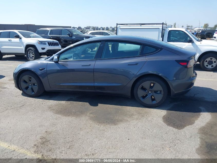 2023 Tesla Model 3 Rear-Wheel Drive VIN: 5YJ3E1EA3PF651379 Lot: 39591771